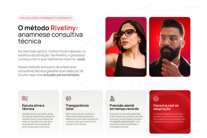 Óticas Riveliny method section